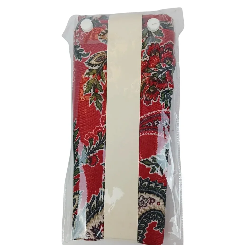 CYNTHIA ROWLEY Cloth Table Napkins New In Package Set Of 4 Paisley Red 18
